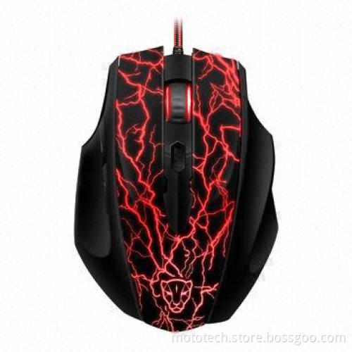High-quality Ergonomic Design 6D Gaming Mouse with Backlight Logo